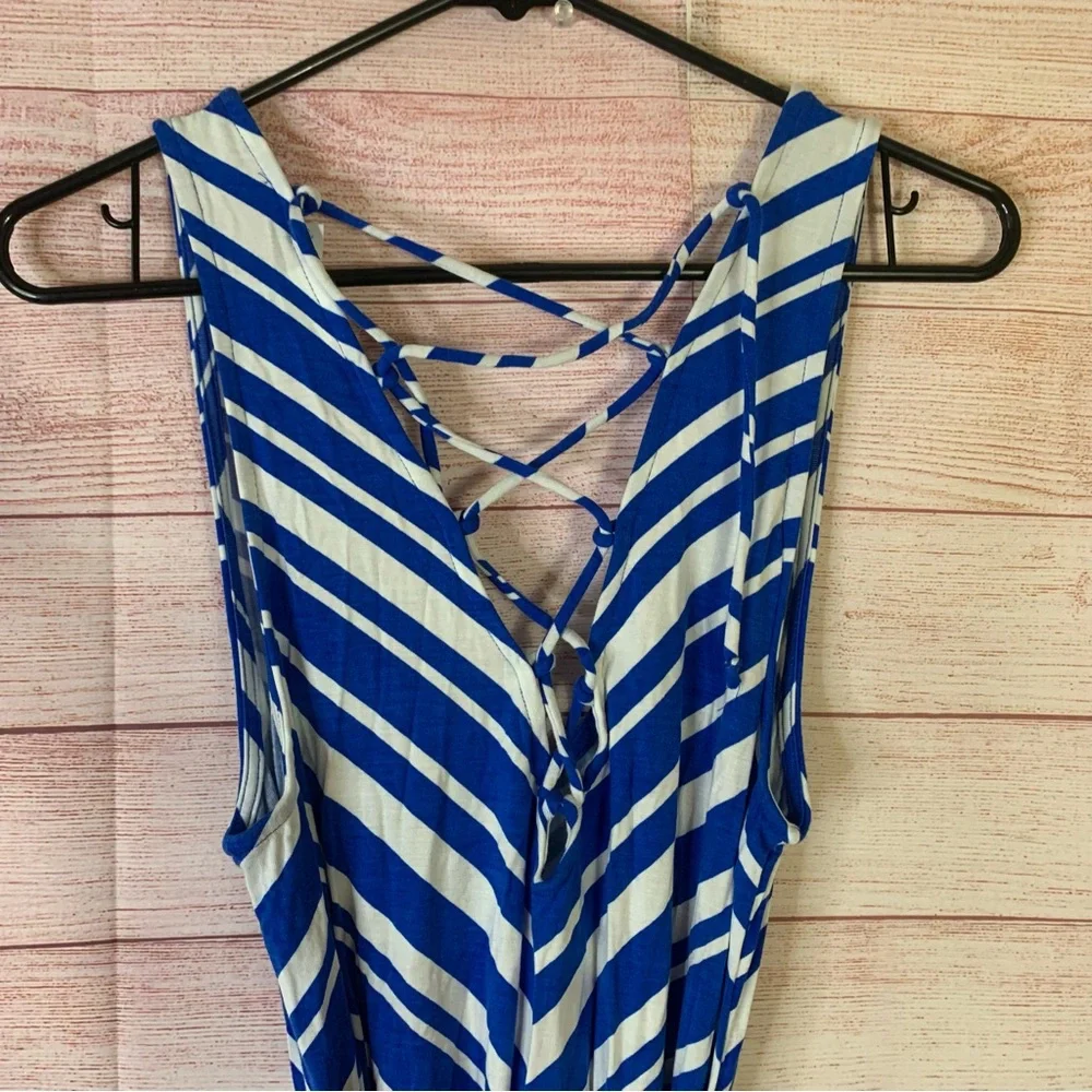 La Blanca Belted Swimsuit Biniki Coverup Maxie Dress‎ Size Large